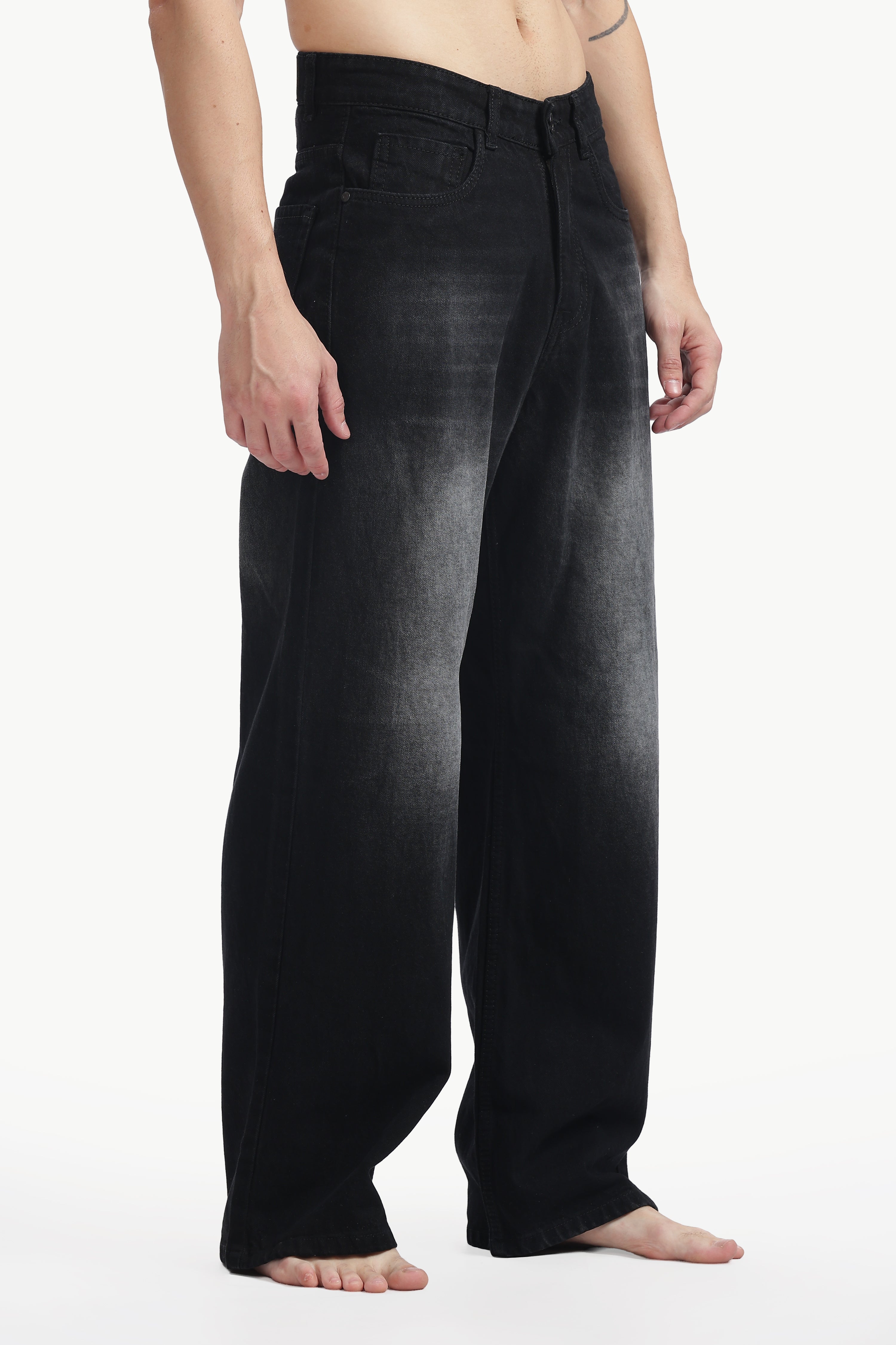 Shadow Fade Wide Straight Jeans