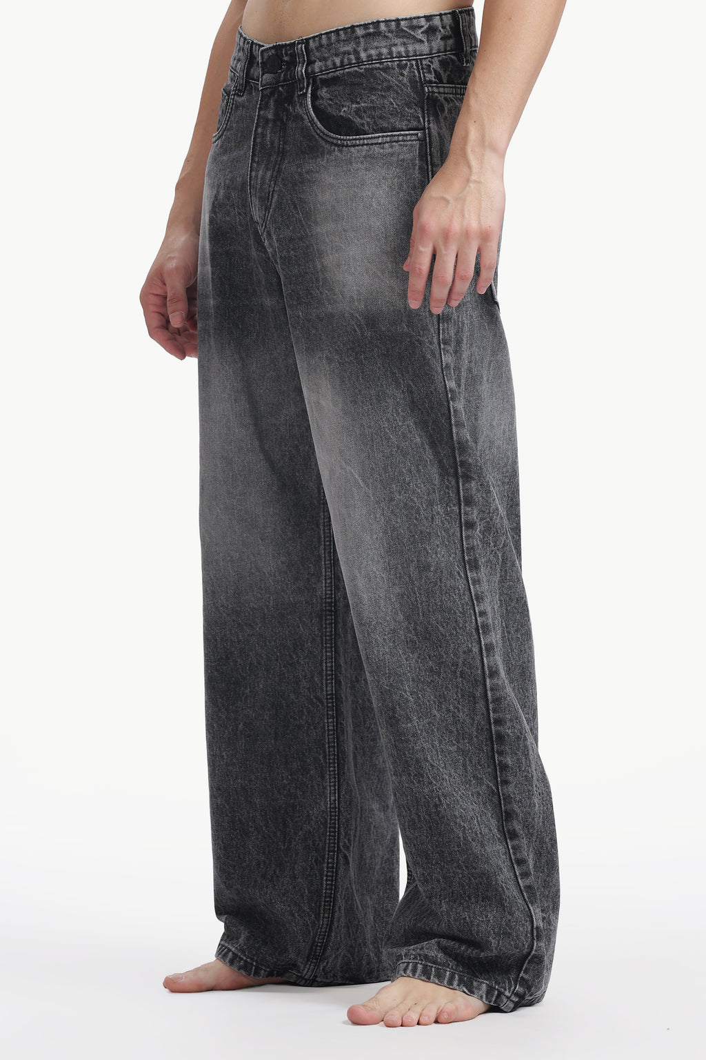 Graphite Vintage Wide Leg Jeans
