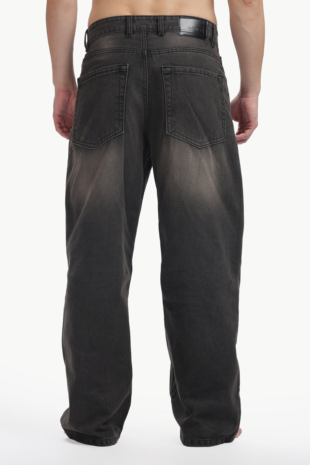 Charcoal Dust Wide Jeans