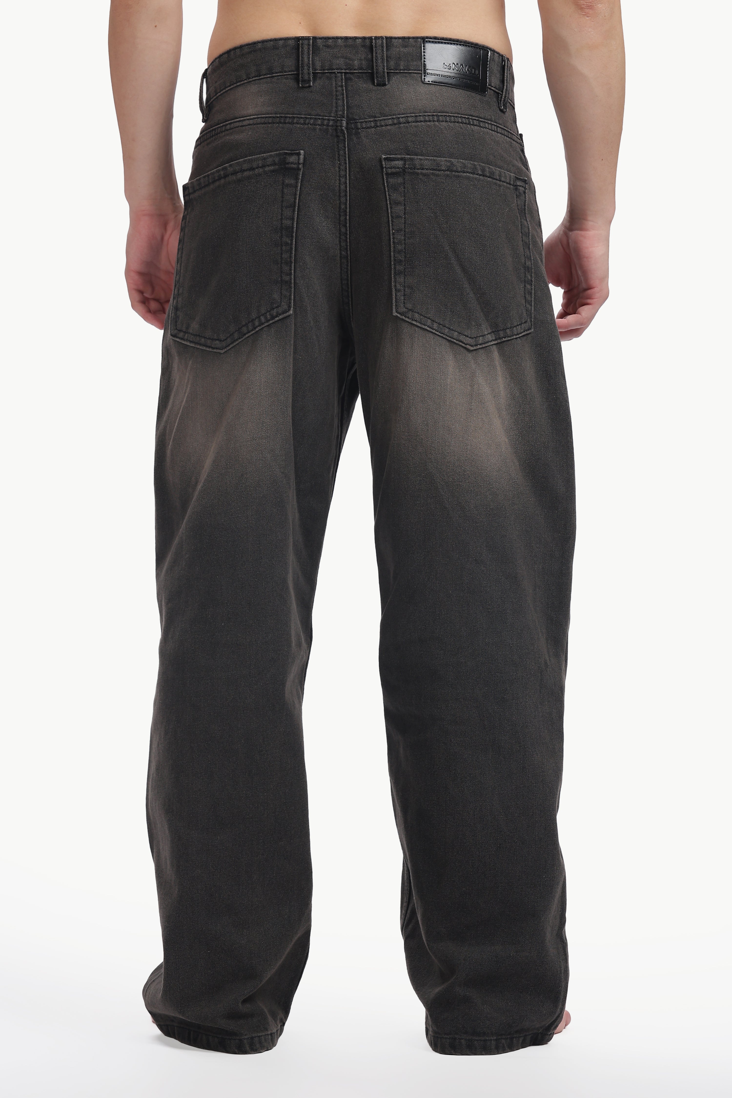 Charcoal Dust Wide Jeans