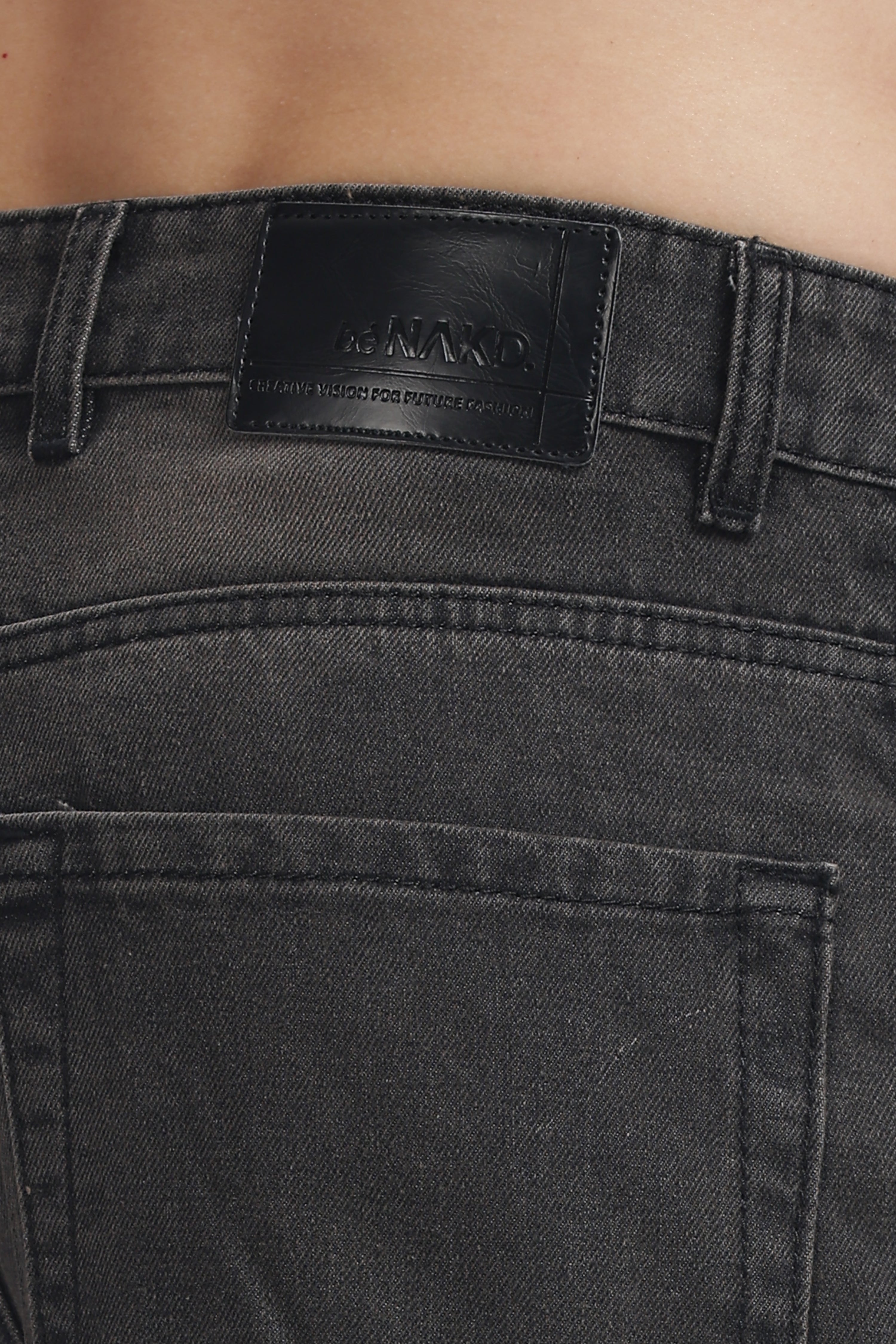 Charcoal Dust Wide Jeans