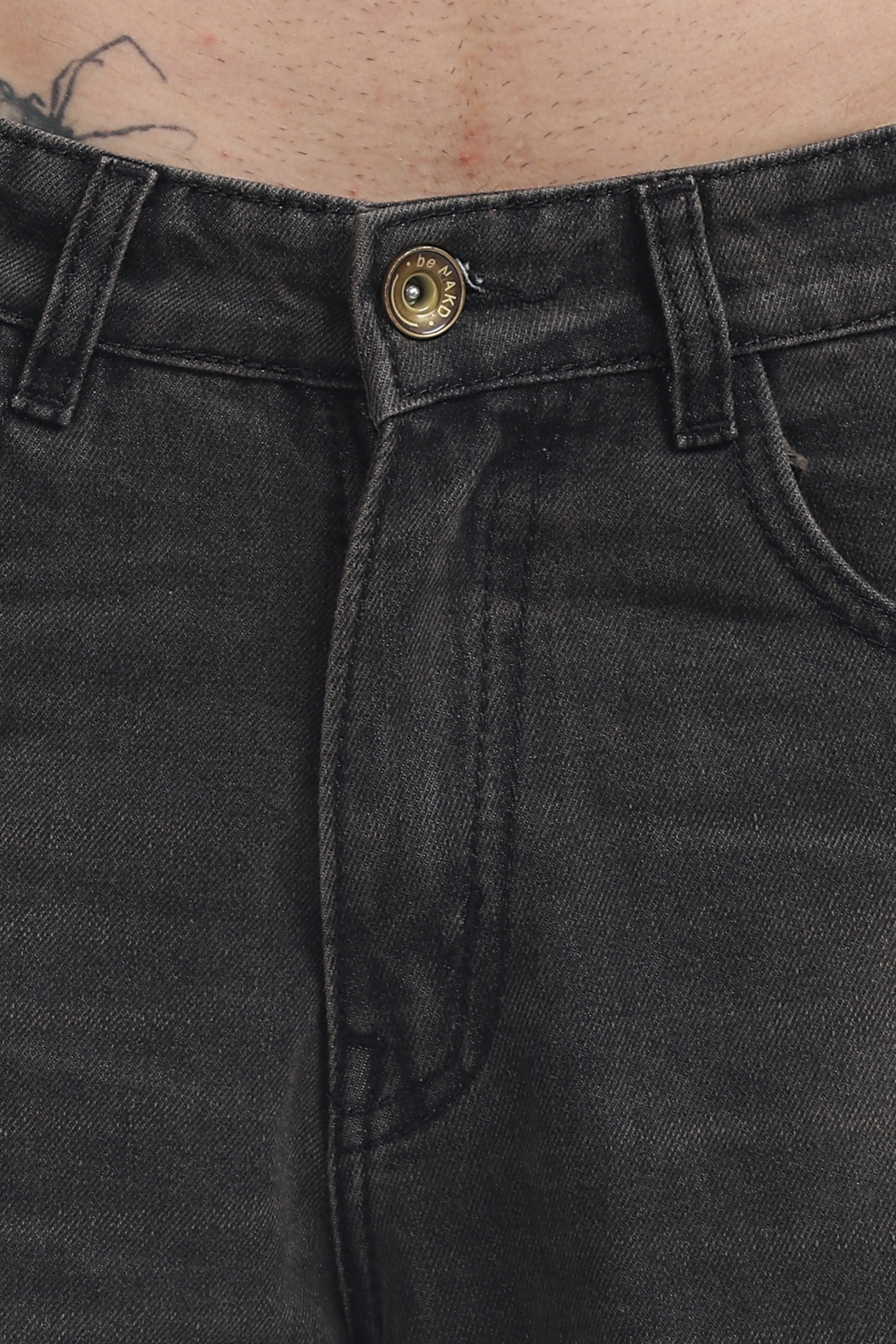 Charcoal Dust Wide Jeans