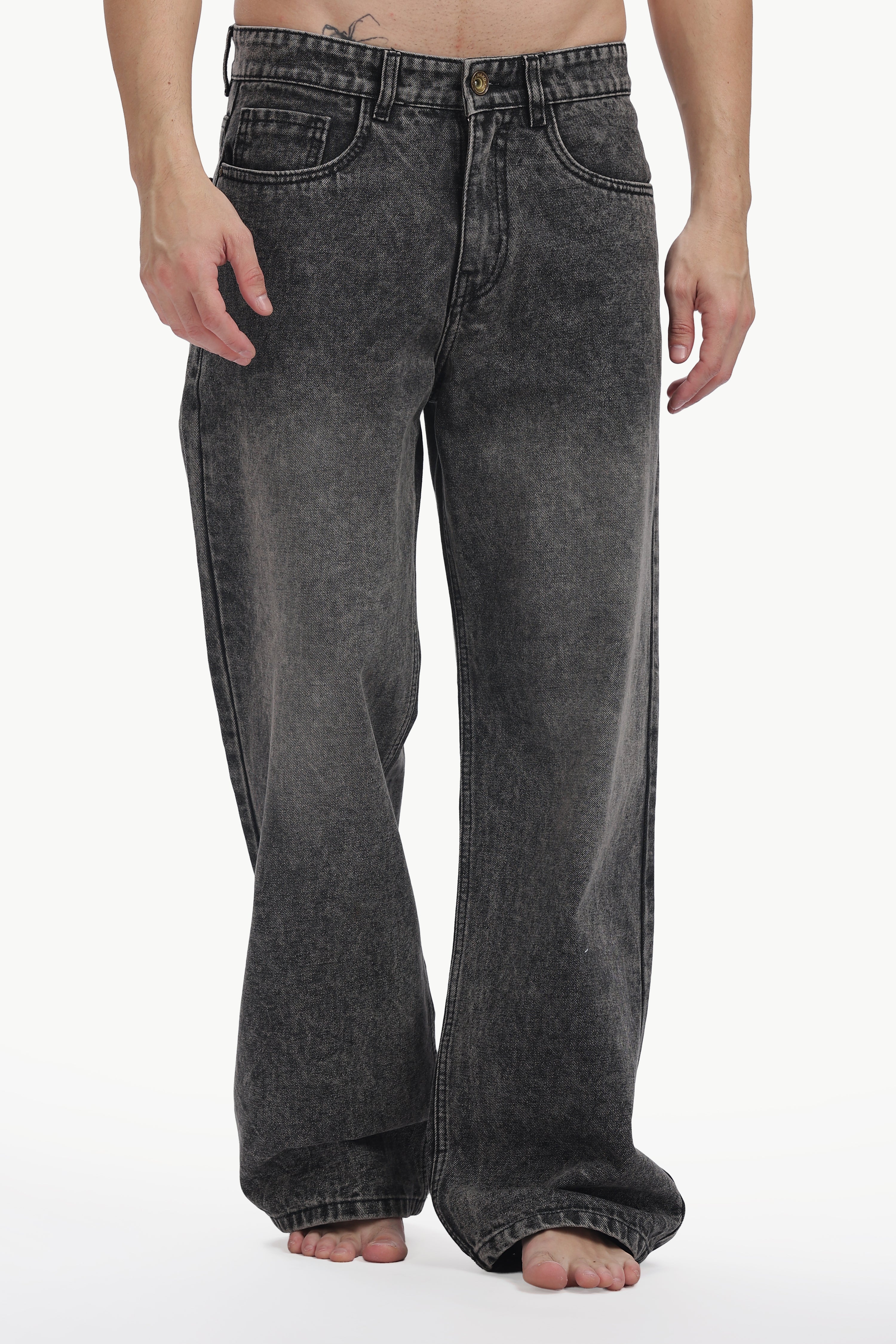 Storm Grey Relaxed Denim