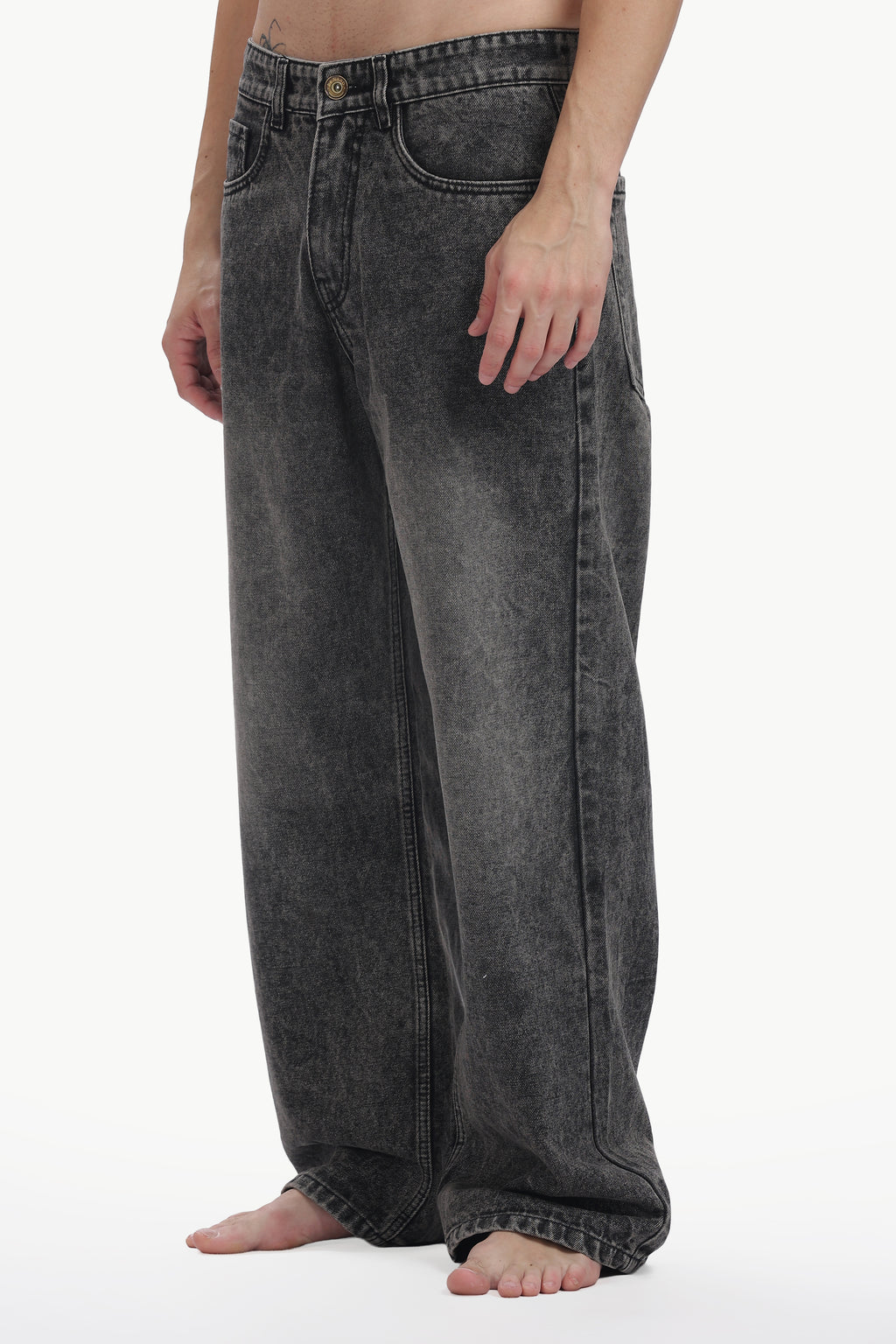Storm Grey Relaxed Denim