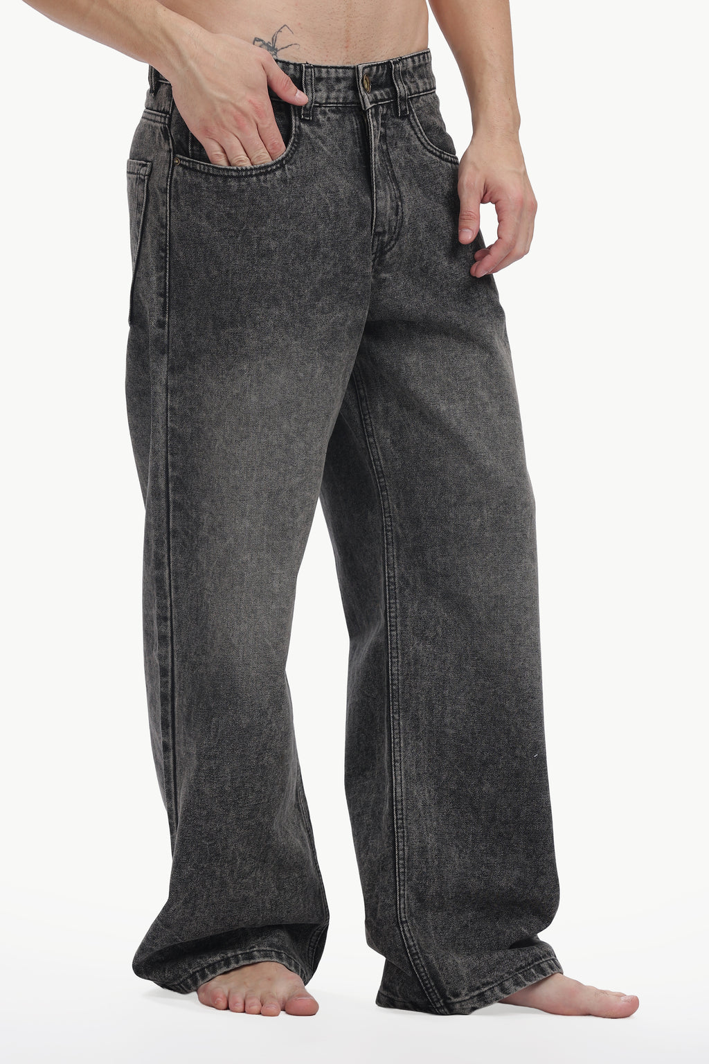 Storm Grey Relaxed Denim