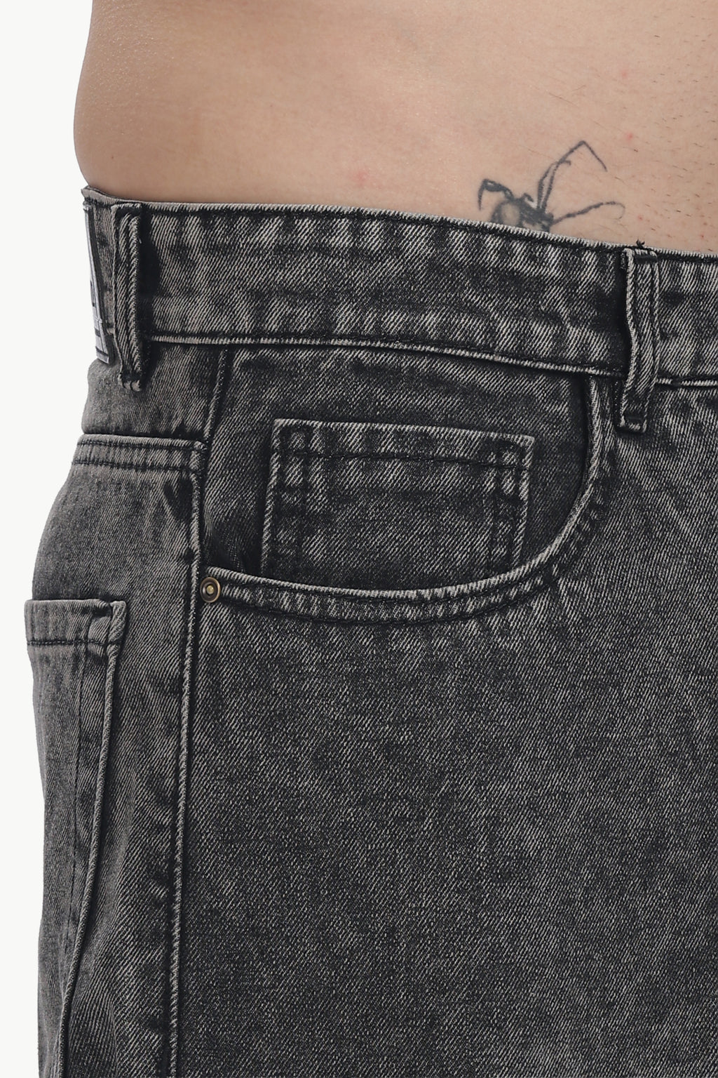 Storm Grey Relaxed Denim