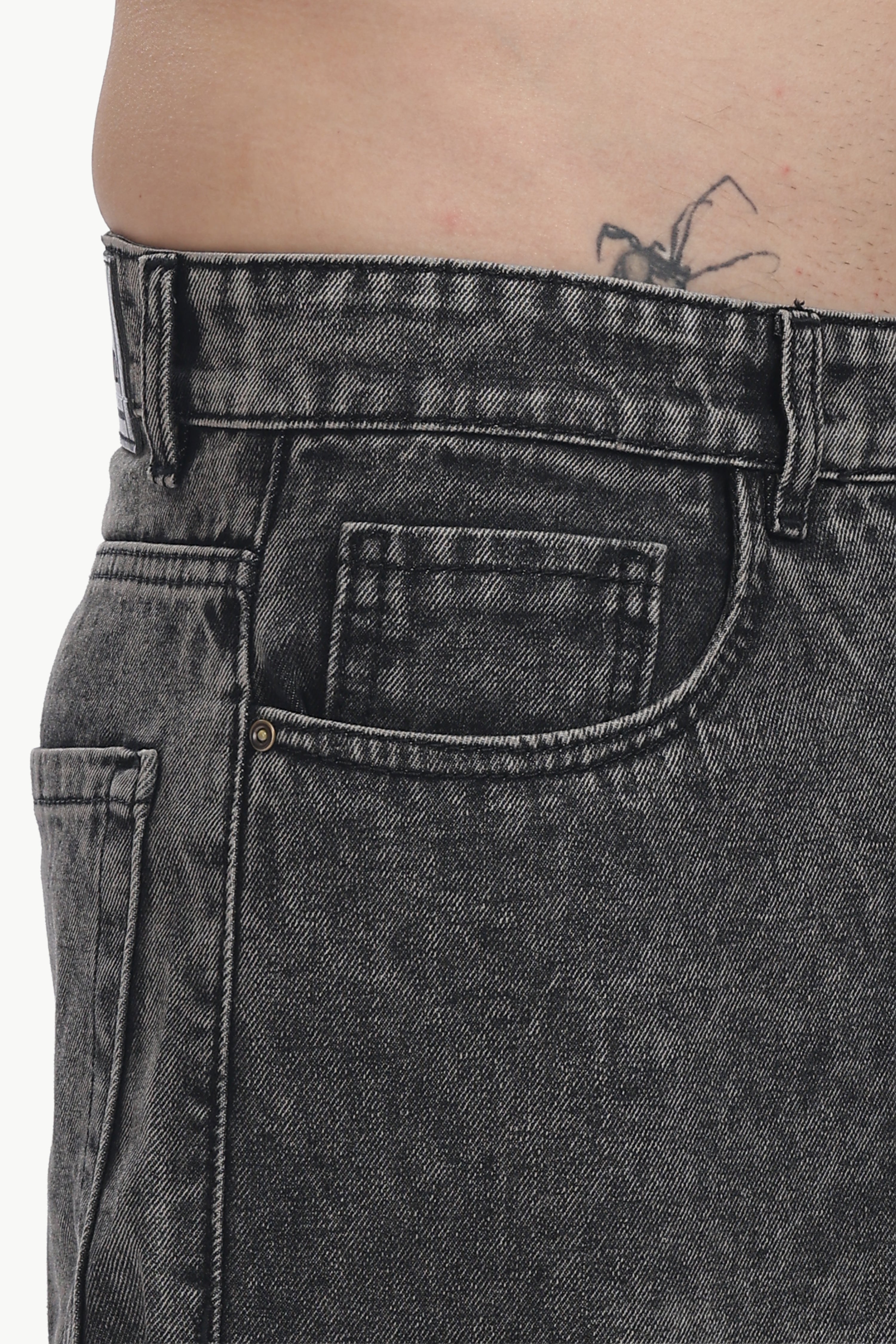 Storm Grey Relaxed Denim