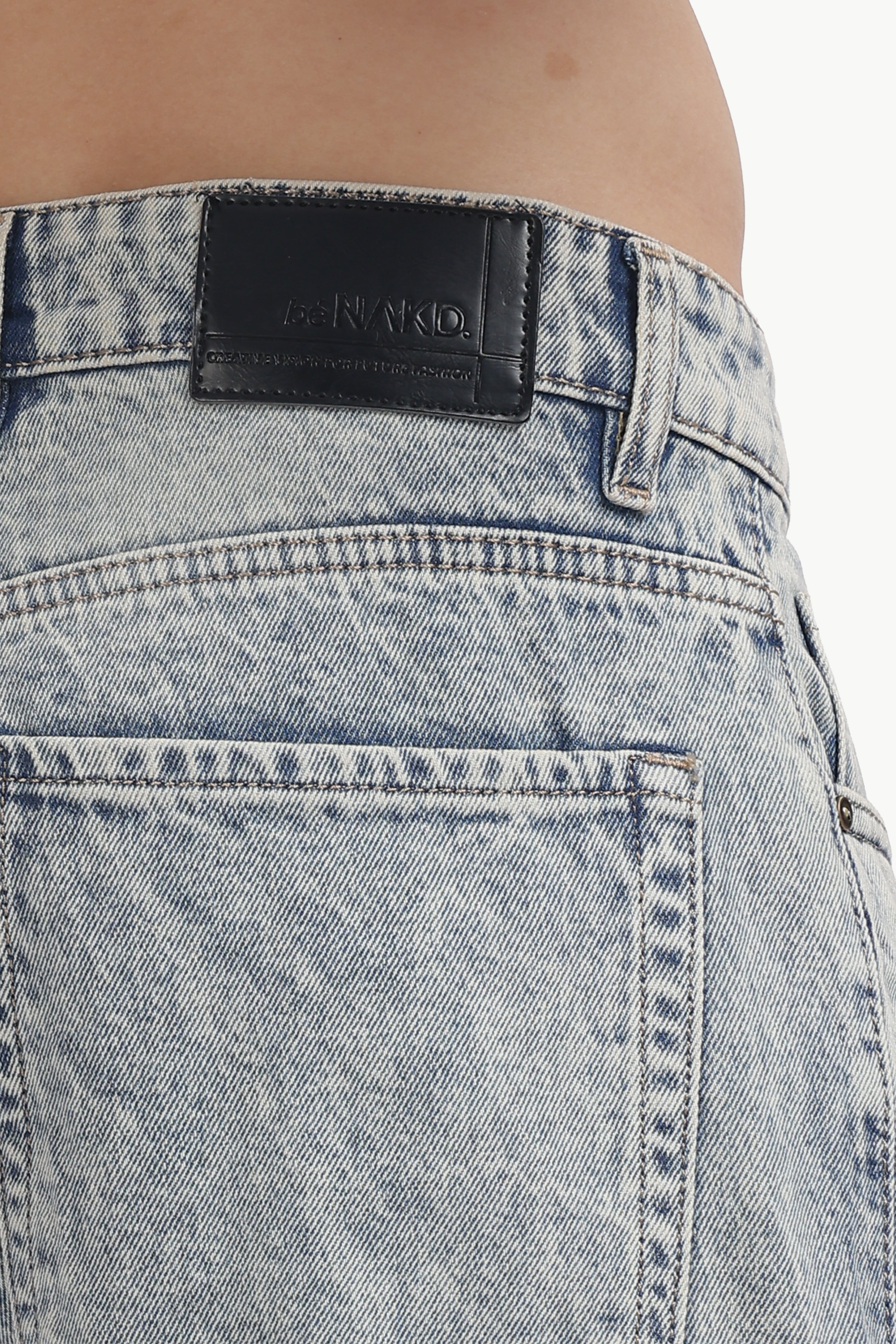Silver Frost Baggy Jeans