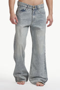 Silver Frost Baggy Jeans