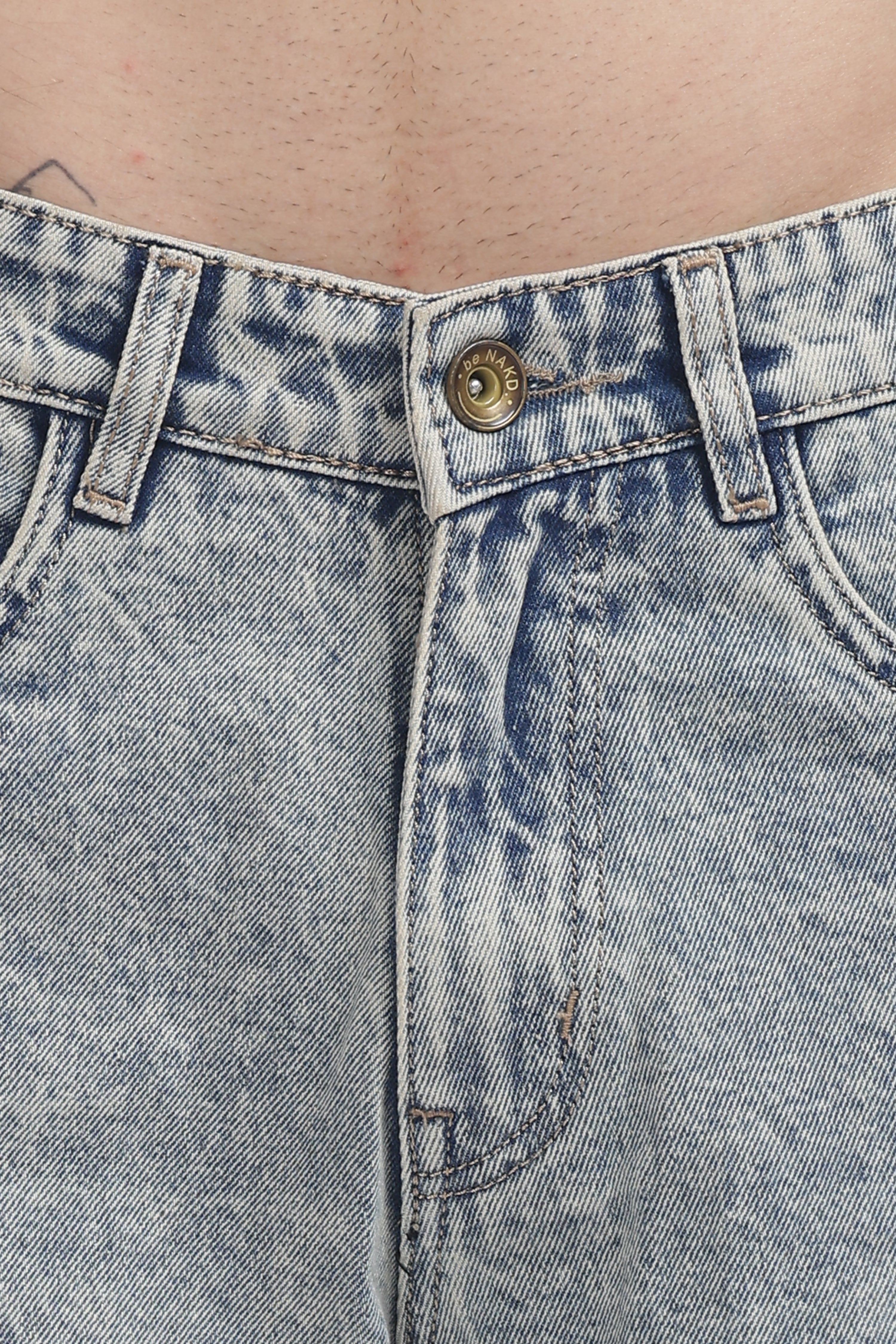 Silver Frost Baggy Jeans