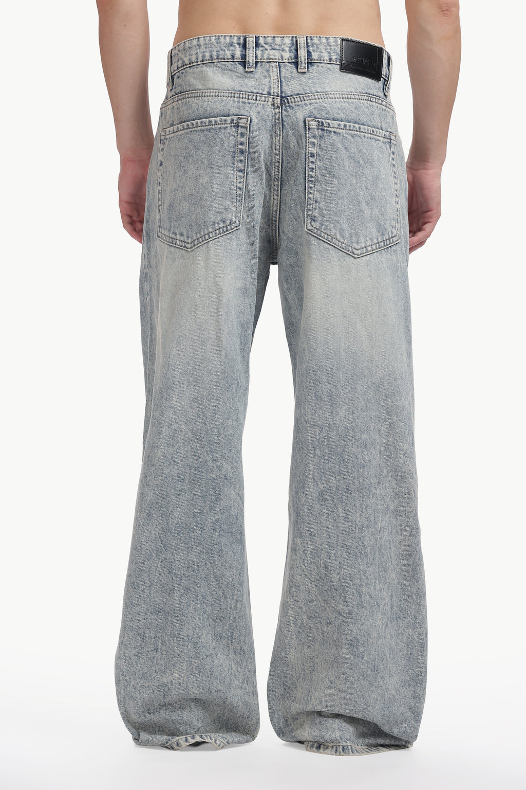 Silver Frost Baggy Jeans