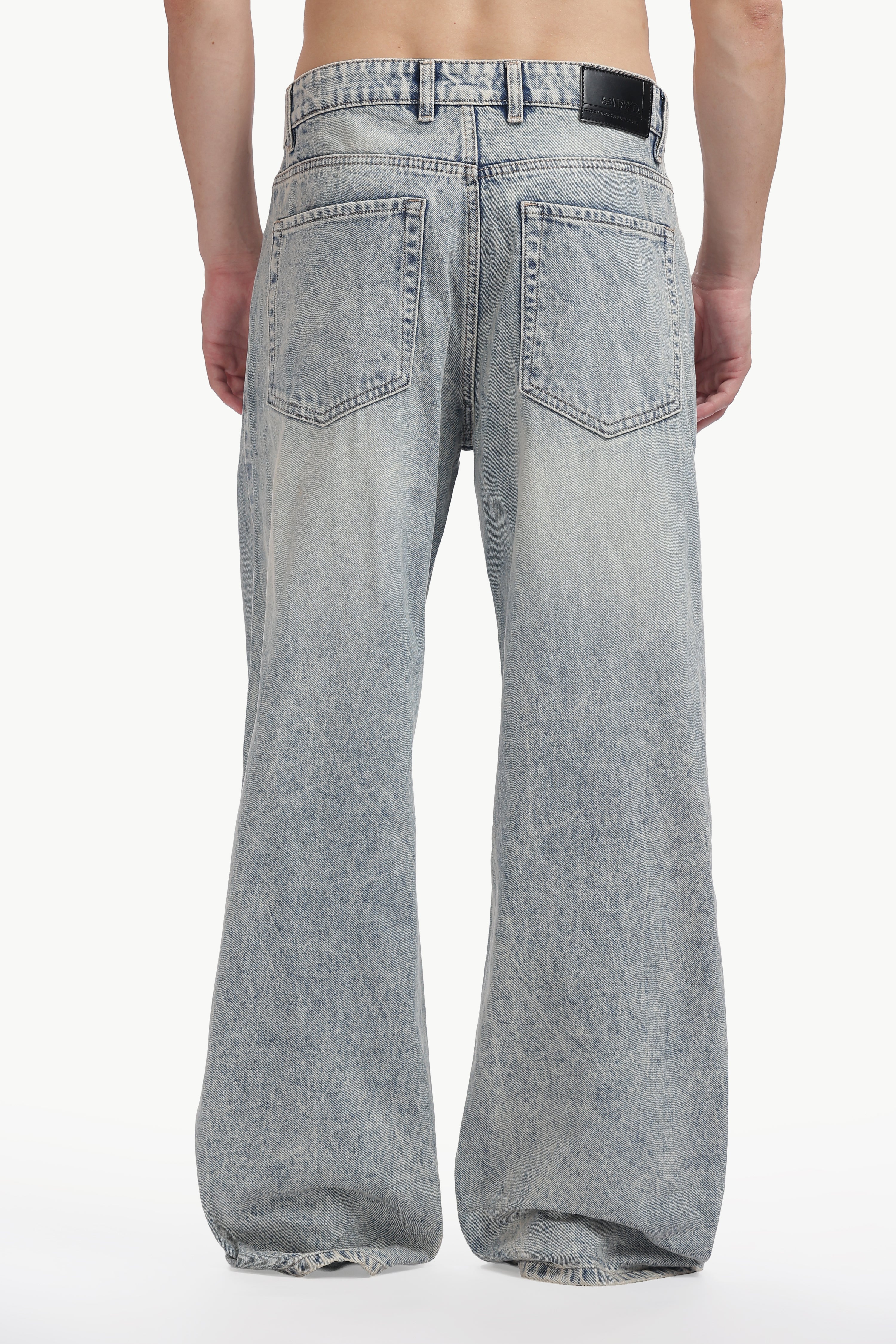 Silver Frost Baggy Jeans